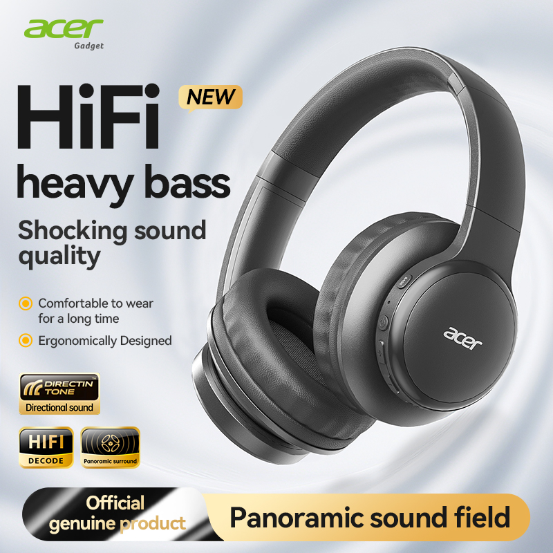 Anc Wireless Over Ear Headphones - Acer Ohr559 무선 블루투스 헤드셋, 고음질