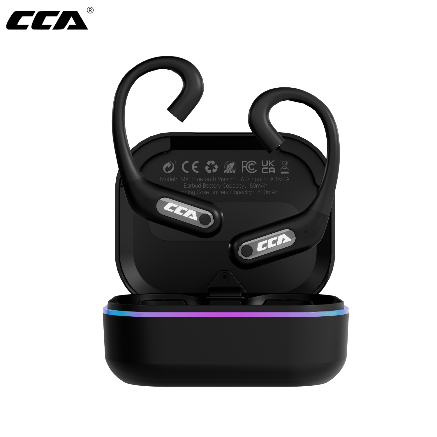 Type C Wired Earphones With Mic - CCA MX1 HD 블루투스 호환 모듈