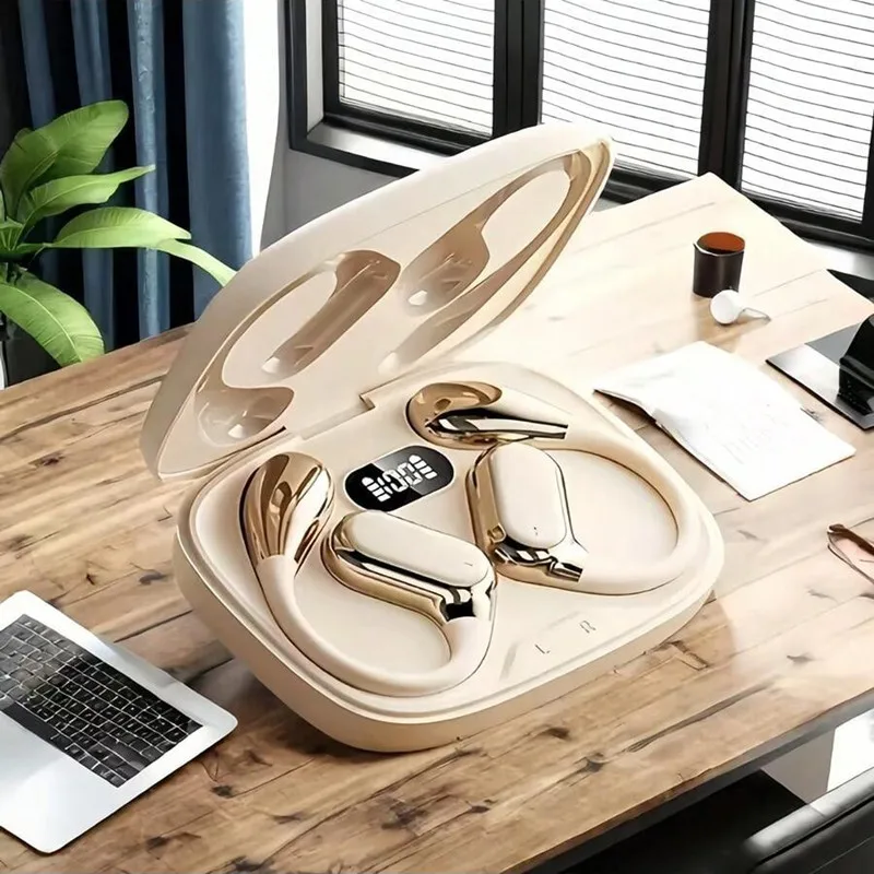 Open Ear Air Conduction Headphones - 오리지널 Q11 실리콘 인이어 헤어밴드형 스포츠