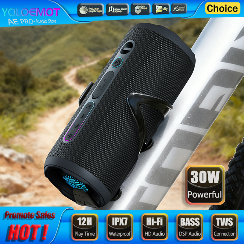 30W 휴대용 블루투스 스피커 무선 EQ 서브우퍼 야외 - Portable Bluetooth Speaker Waterproof Ipx7 리뷰 및 가격