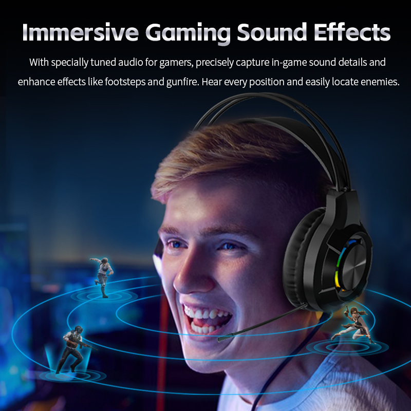 게임용 헤드셋 소음 차단 이어폰 게임용 헤드셋(마이크  - Gaming Headset With Mic Rgb 리뷰 및 가격