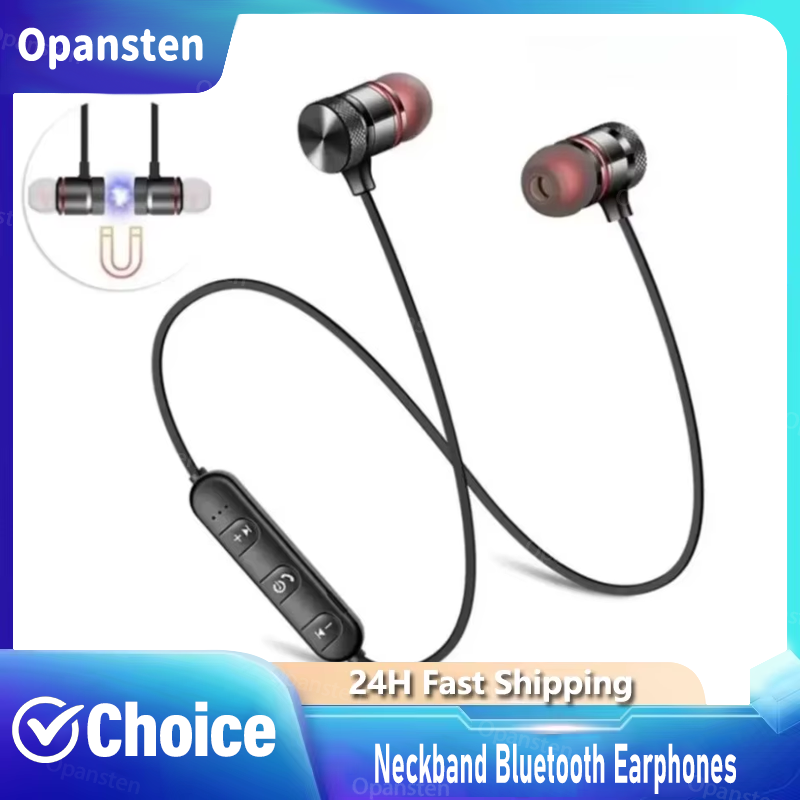 목에 착용하는 블루투스 이어폰, 이어폰형, 자석 부착, - Magnetic Neckband Sports Earphones 리뷰 및 가격