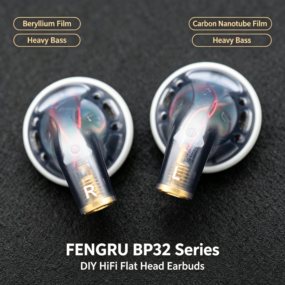 FENGRU BP32 Diy 130ohm 베릴륨 필름  - Planar Magnetic Iem Earphones 리뷰 및 가격