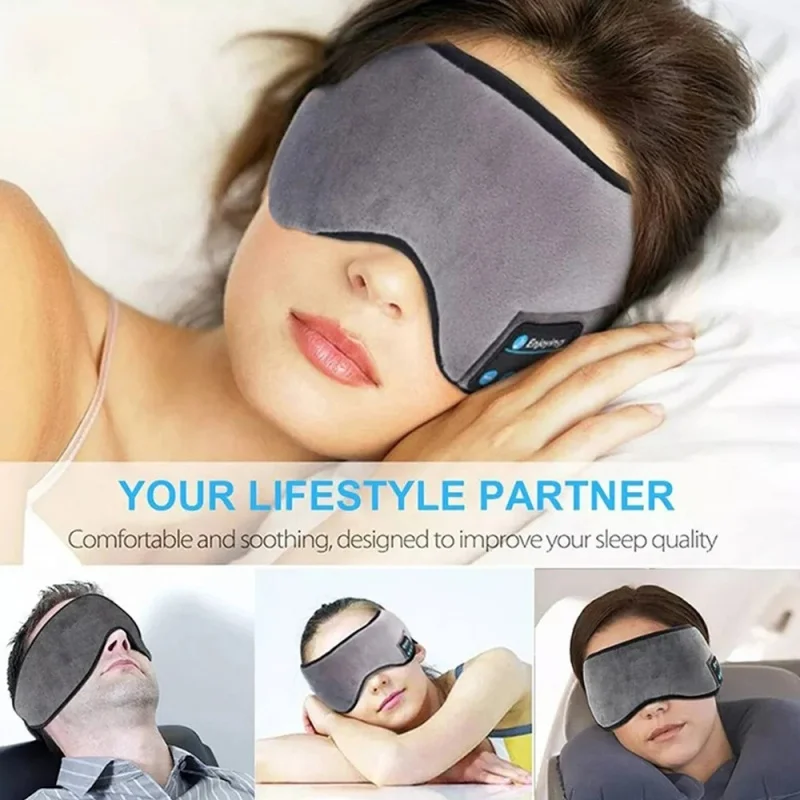 무선 블루투스 수면 헤드밴드 3D 블랙아웃 아이 마스크 - Sleep Mask Headphones Bluetooth 리뷰 및 가격
